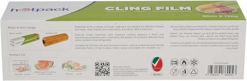 Hotpack Cling Film 30cm (12 inch) - 750g Food Wrap - Image 3